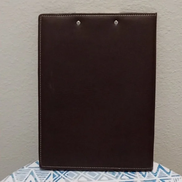 Brown Faux Leather Binder - Picture 7 of 8